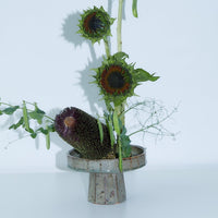 Pedestal facet bowl | Pan pottery | Braer studio