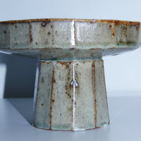 Pedestal facet bowl | Pan pottery | Braer studio