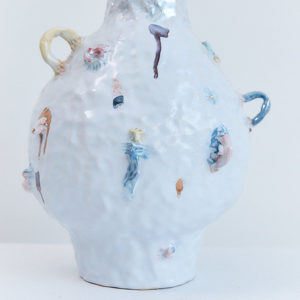 Large Lustre Porcelain Vase | Pottery Ceramics | Braer Studio flowers art