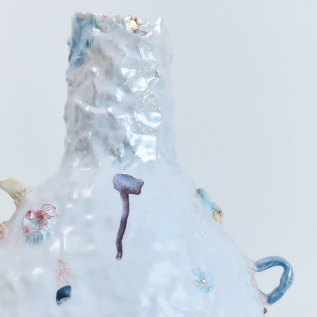 Large Lustre Porcelain Vase | Pottery Ceramics | Braer Studio flowers art