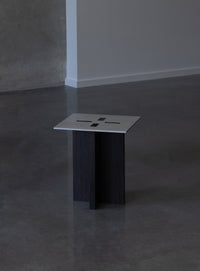Lattice Side Table Black