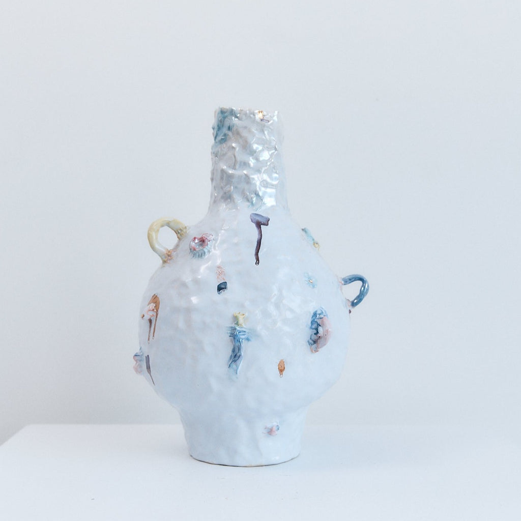 Large Lustre Porcelain Vase | Pottery Ceramics | Braer Studio flowers art
