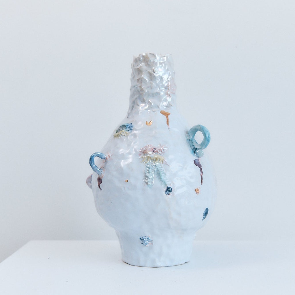 Large Lustre Porcelain Vase | Pottery Ceramics | Braer Studio flowers art
