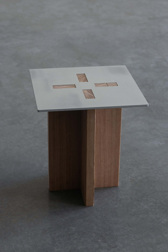 Lattice Side Table Natural