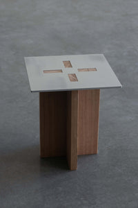 Lattice Side Table Natural