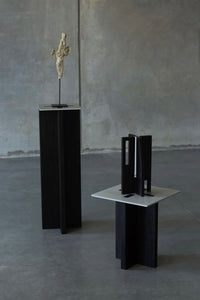 Lattice Side Table Black