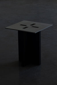 Lattice Side Table Black
