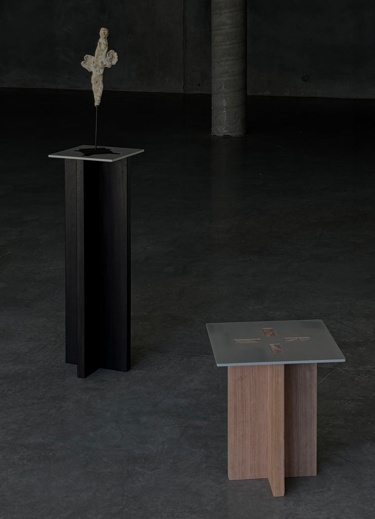 Lattice Side Table Natural