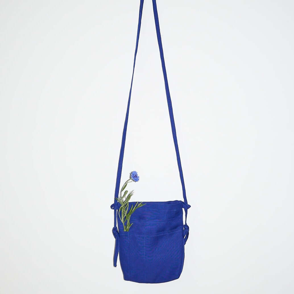 pocket bag with cornflower - Mimi Holvast | Braer Studio